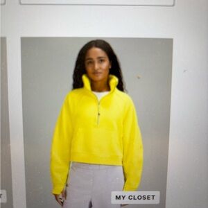 Lululemon Scuba Oversized Funnel Neck 1/2 Zip